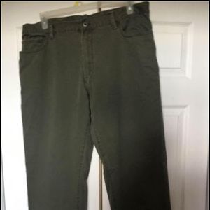 Timberland 100% Cotton Dark Green Khaki Pants